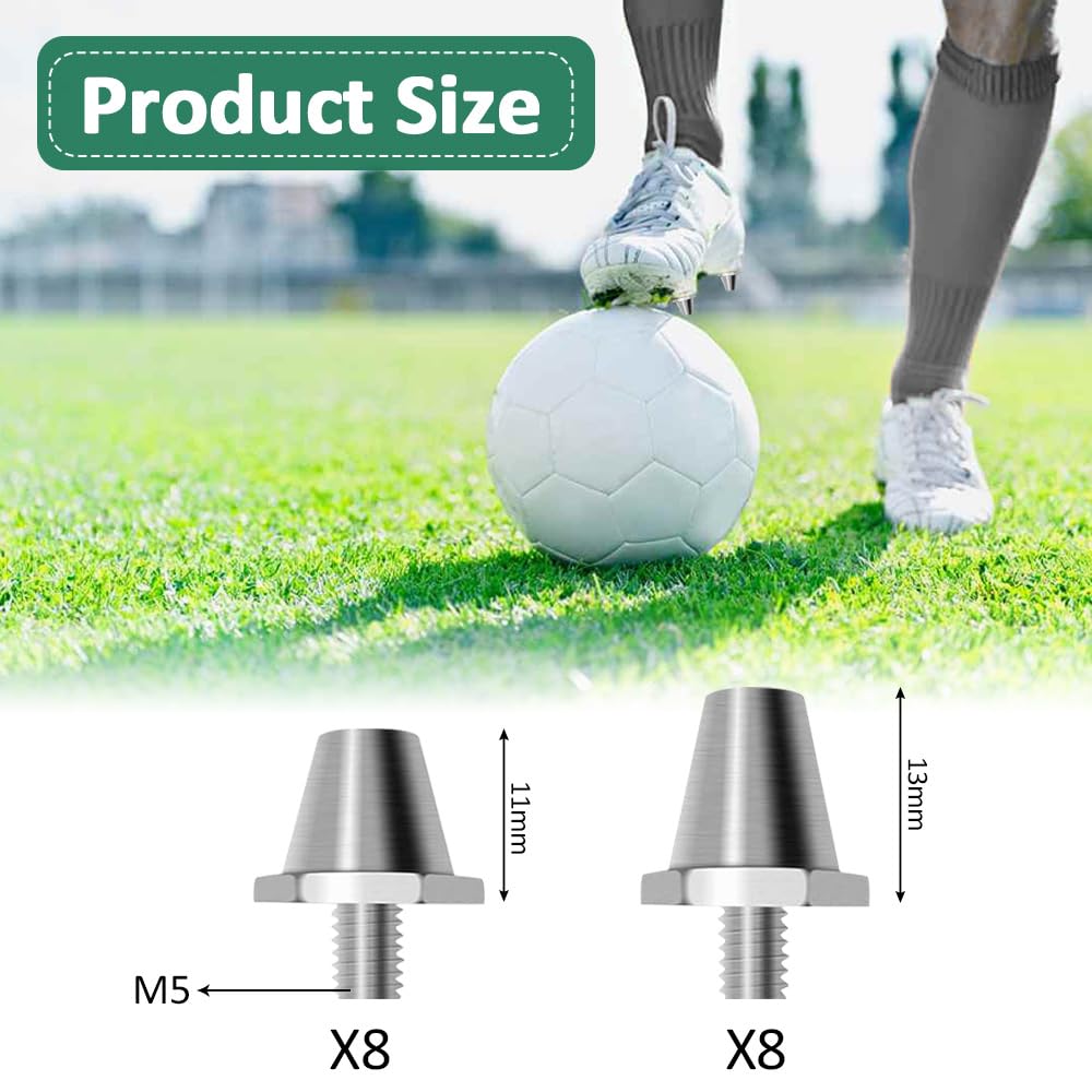 Lot De 12 Crampons De Football Stables Pour Entraînement Sportif En