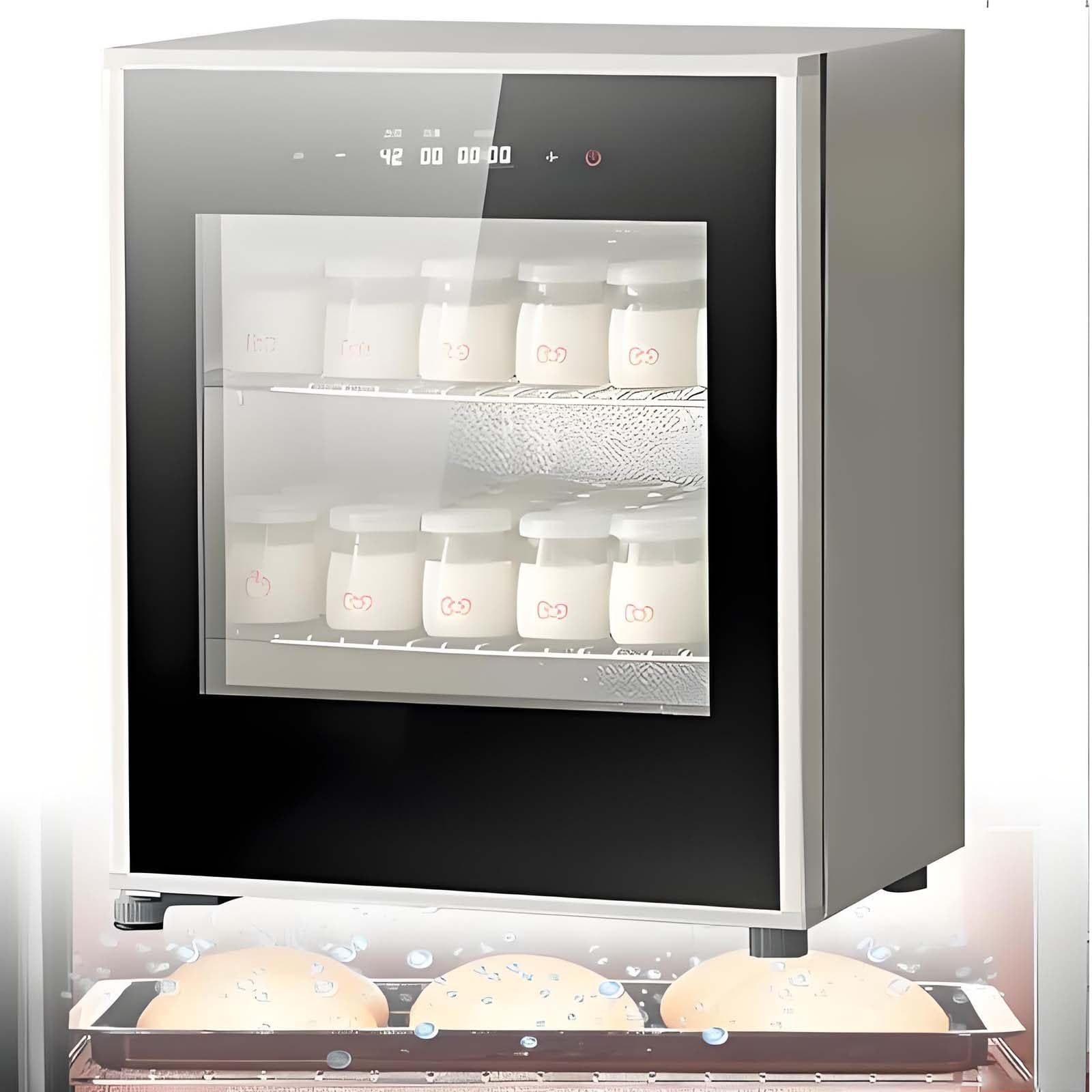 GUTYGIO 40L Electric Dough Proofer Machine for Home Use, Bread Proofing Box, Adjustable Temperature, Timing, Humidity Control for Bakery, Pizza Dough, Pastry, Sourdough