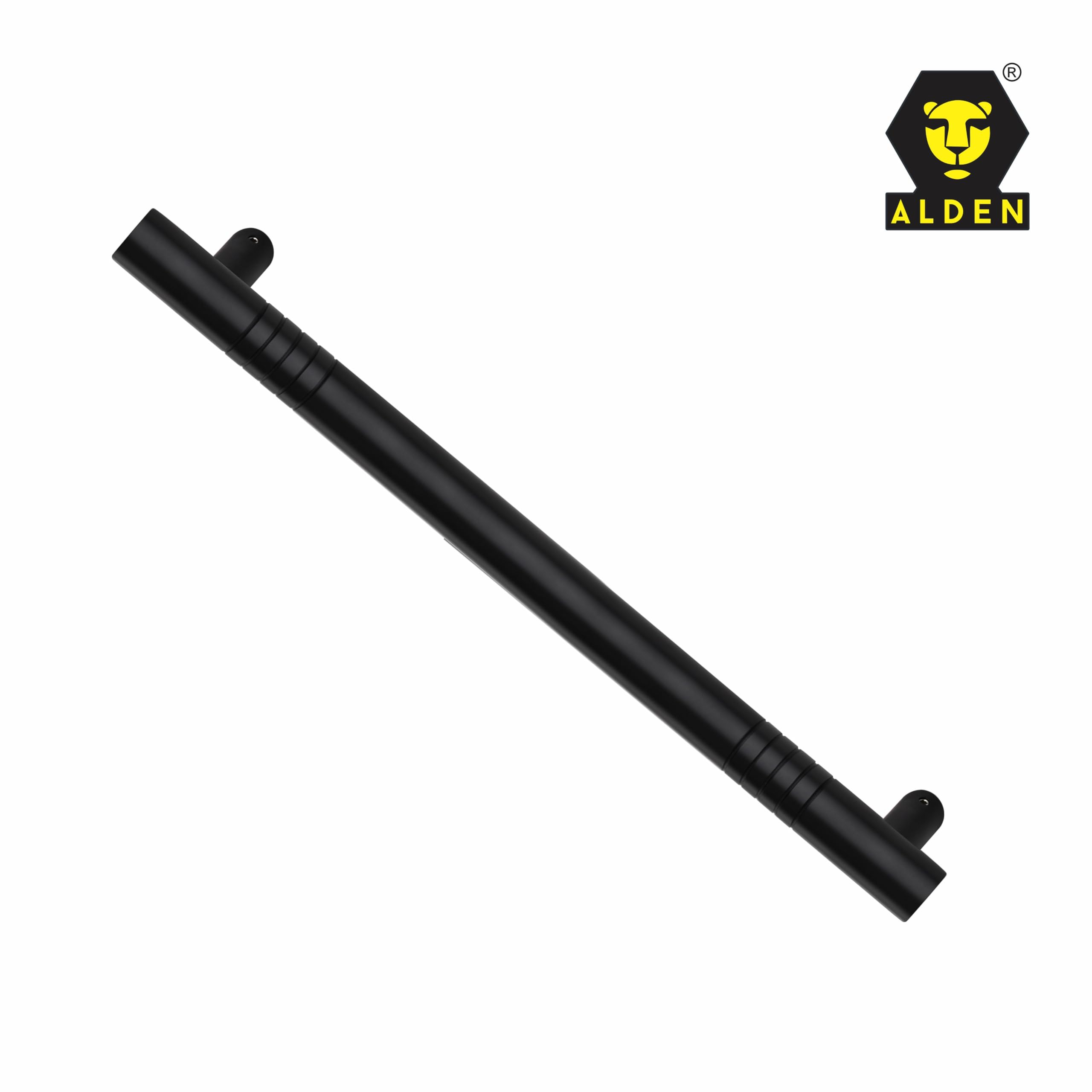 ALDEN 18 inch Main Door Handle/Handle for Glass and Wooden Door/Pull and Push Stainless Steel Door Handle (Black Matt Finish) (Pack of 1) — Amazon image 5
