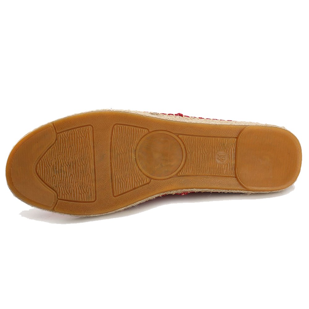 Alexis Leroy Lacets, Espadrilles Homme Rouge 41 EU / 7 UK