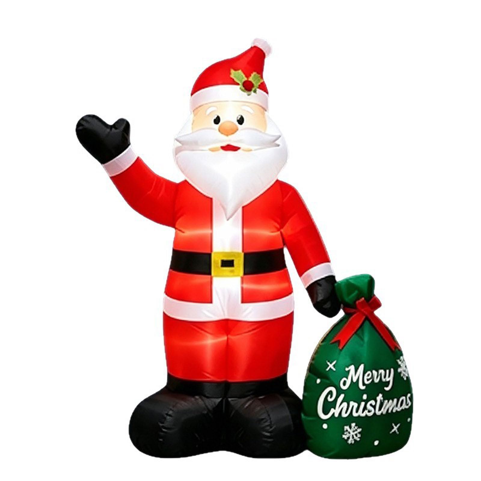 Inflables navideños Papá Noel 120cm Decoración navideña Inflable