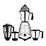 Morphy Richards 750W Countertop Mixer Grinder 400ml Silver and Black