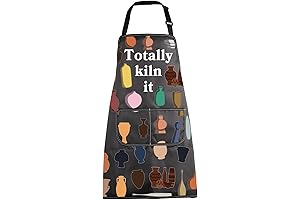 MBMSO: Kiln It Pottery Artist's Apron – Perfect Gift for Pottery Lovers