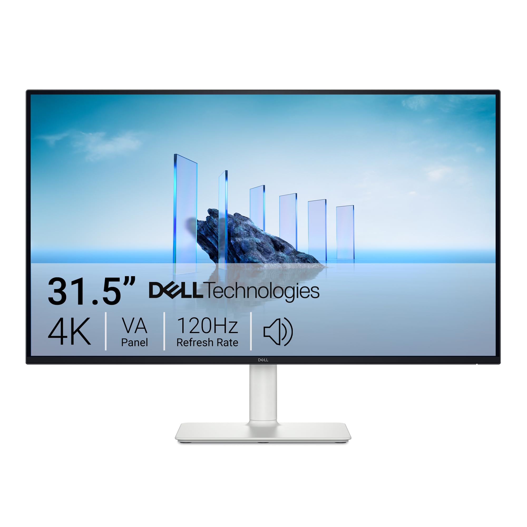 DELL 32 Plus Monitor - S3225QS, 4K UHD (3840x2160), 120Hz, VA, 4ms, AMD FreeSync Premium, 95% DCI-​P3, HDR10, Ajuste de Altura, Altavoces Integrados, DisplayPort, 2 HDMI,