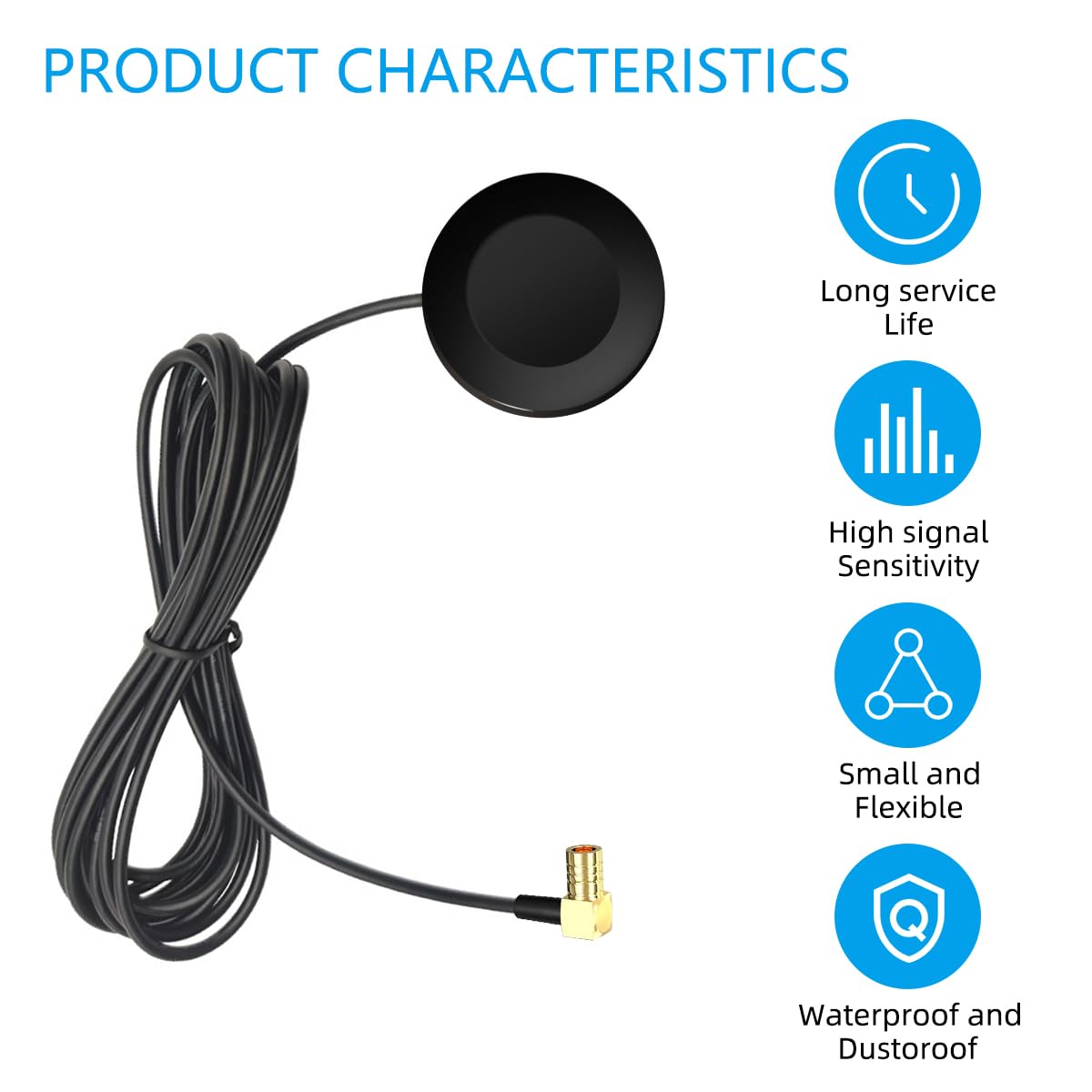 Antenna DAB Per Auto Con Connettore SMB | Migliora Ricezione Radio Digitale - Foto 5