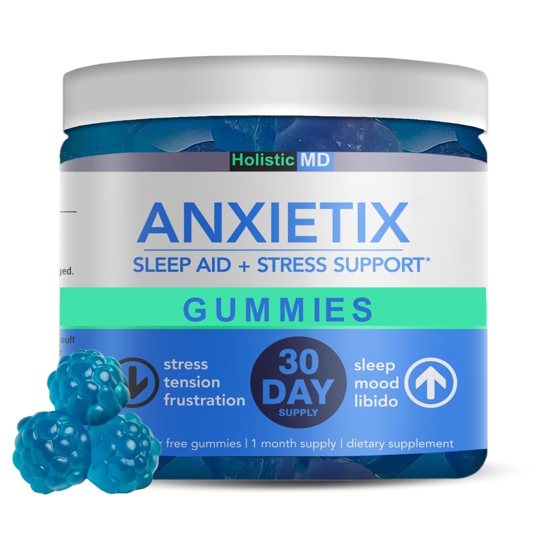 Calm Sleep Gummies huperzine a yohimbine Supplements | melatonin l theanine 5 htp Mugwort Mucuna Pruriens Alpha GPC Choline Supplements | Sugar Free Gummies 1 Month Supply