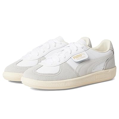PUMA Kids Palermo (Big Kid) Kids Shoes Puma White/Cool Light Gray/Sugared Almond
