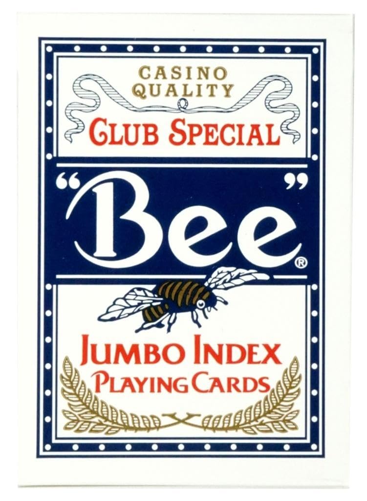 Bee Jumbo Index Playing Cards(Colors May Vary)