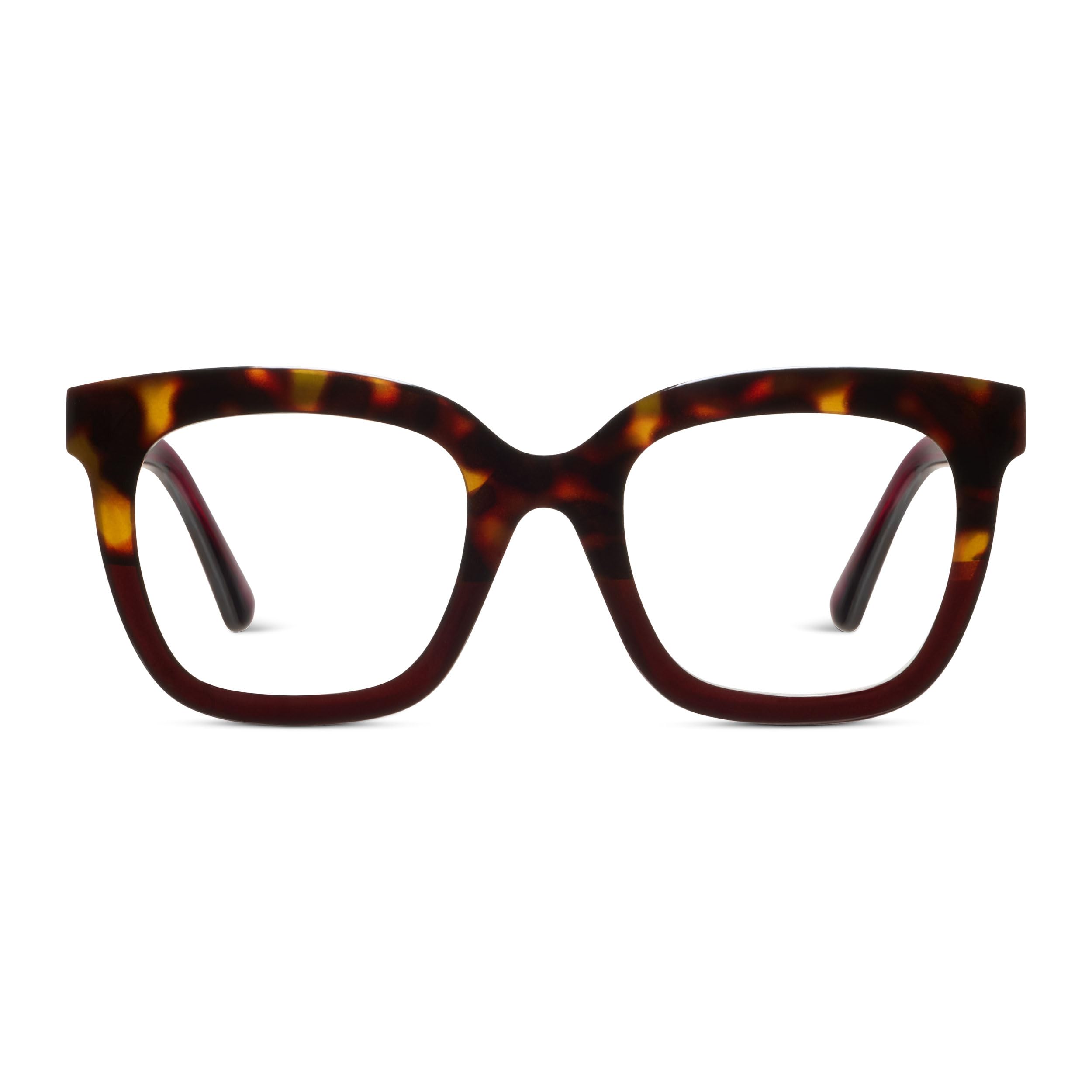 Peepers by PeeperSpecs Oprahs Favorite Things Womens Fanfare Square Blue Light Blocking Reading Glasses