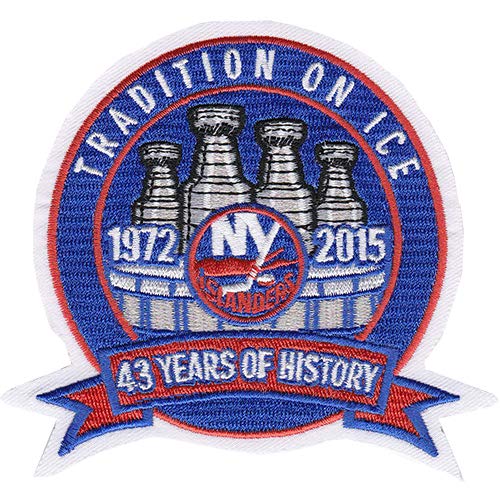 2014-15 New York Hockey Jersey Patch 43 Years of History 'Tradition On Ice'