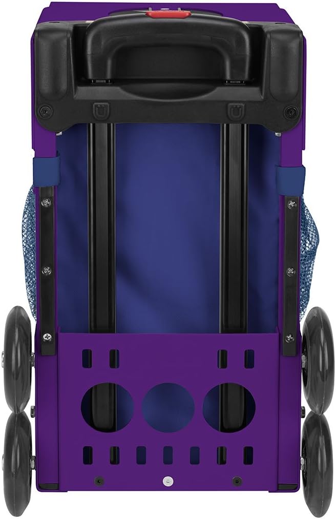 ZUCA Sport Island Life Rolling Bag with Purple Frame