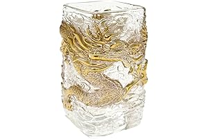 Dragon Glass Embossed Cup: A Crystalline Masterpiece for Enchanted Libations