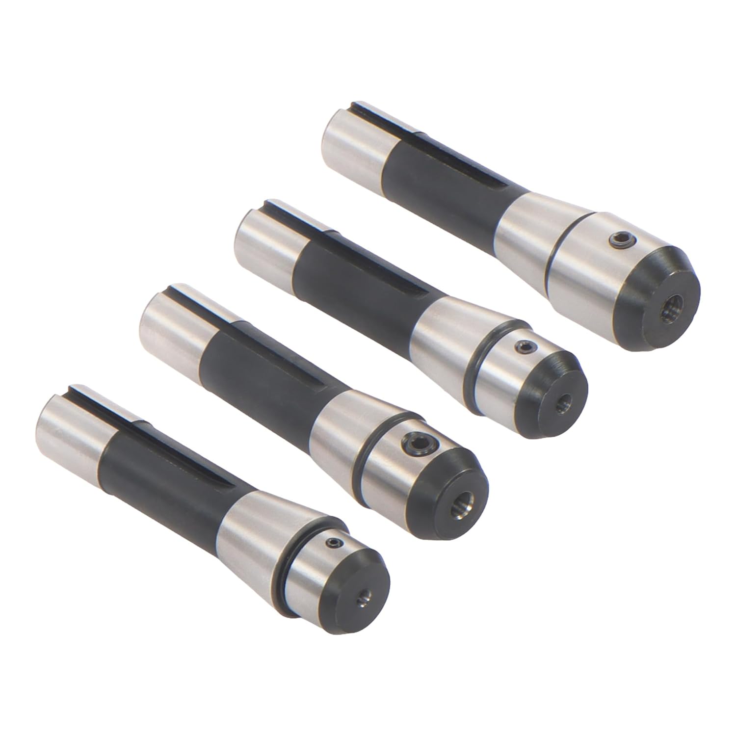 8 PCS Precision R8 End Mill Tool Holder Set (3/16"-1") for Milling Machine
