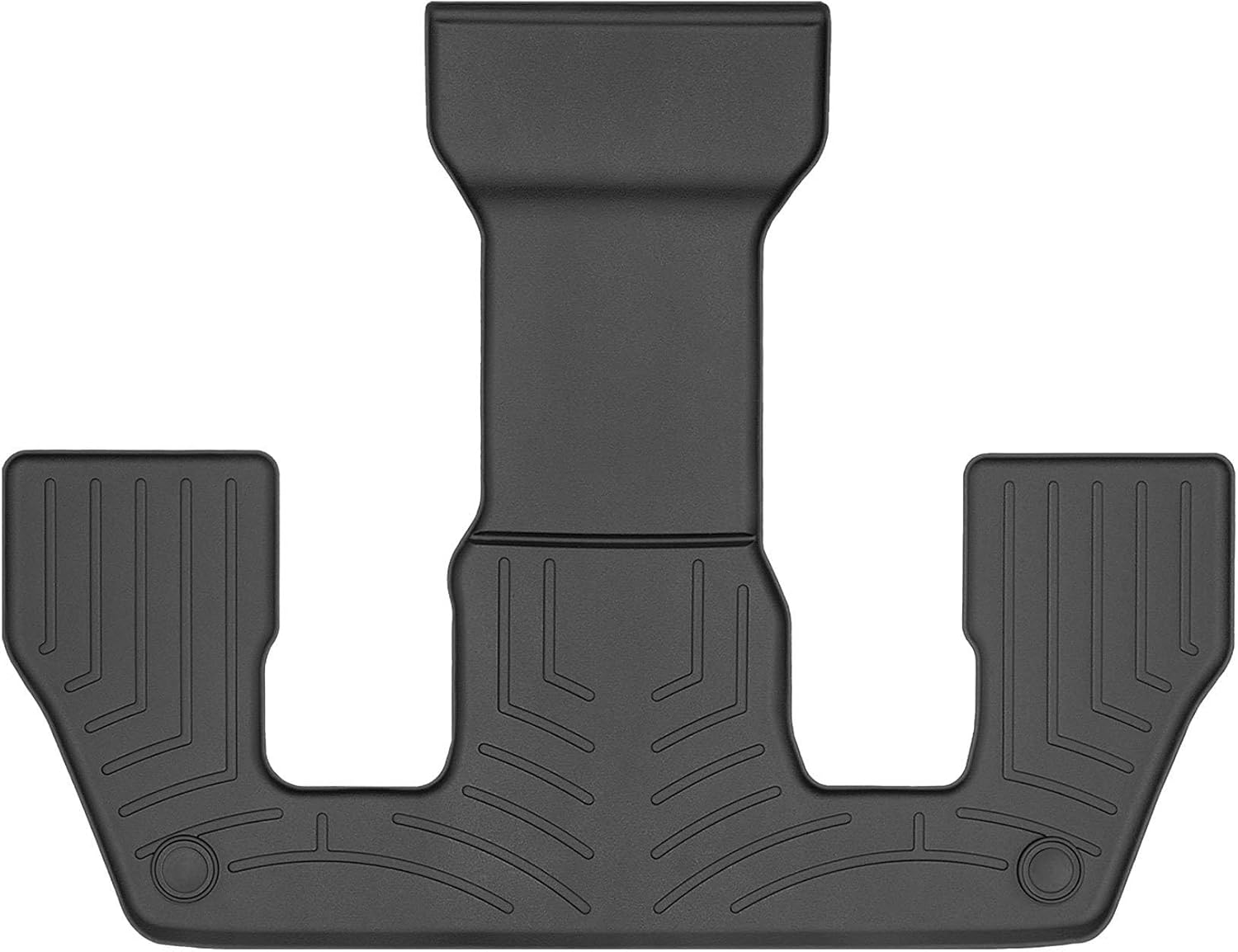 WeatherTech Custom Fit FloorLiner Floor Mats for Jeep Grand Cherokee L w 2nd Row Bucket Seats (4416963) - 3rd Row, Black