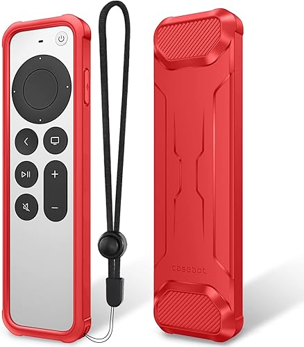 Miniatura 9 de Fintie Funda protectora para Apple TV Siri Remote 2021 2022  TPU suave, ligera, antideslizante, a prueba de golpes, para control remoto Apple TV 4K