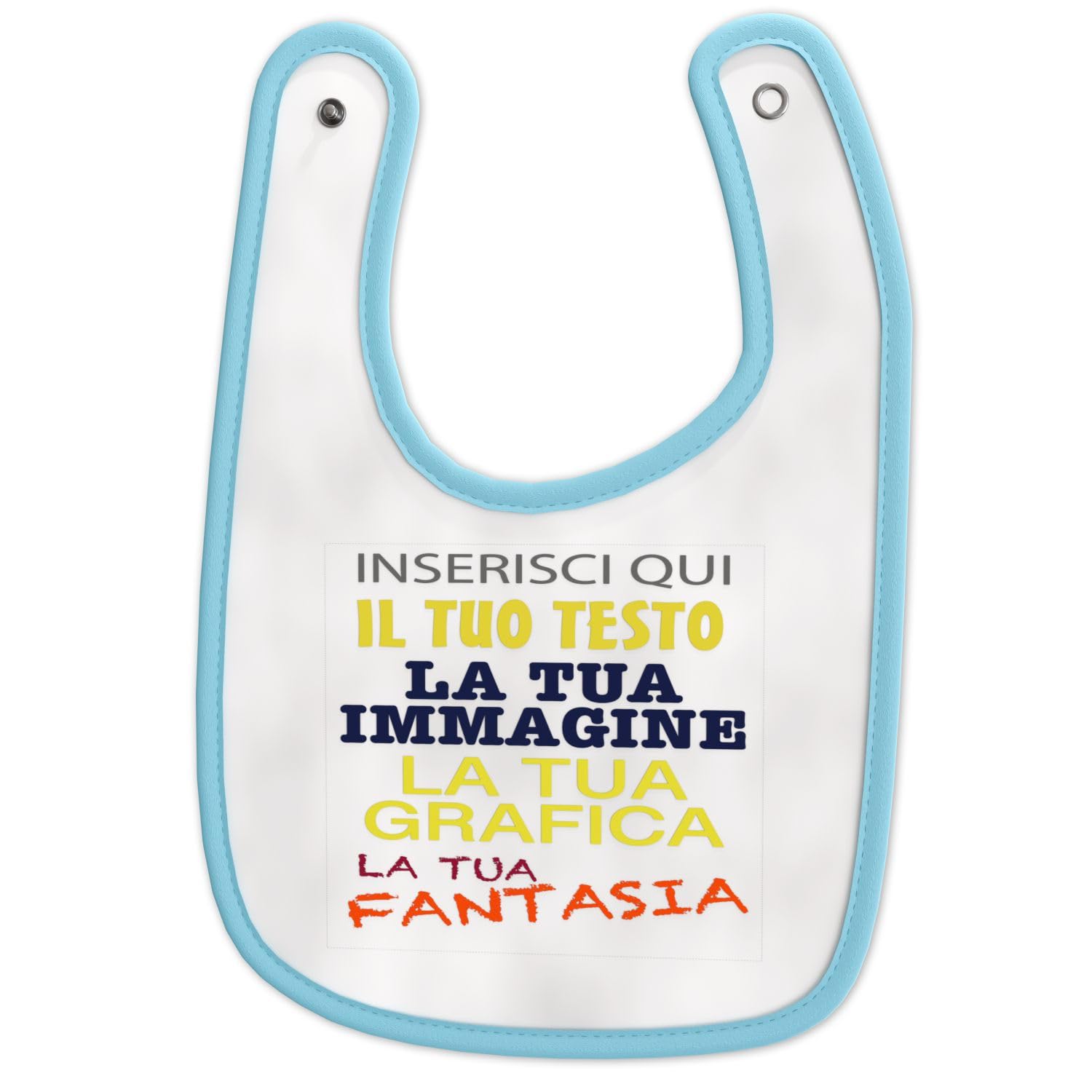 Bavaglino Neonato Personalizzato - In Cotone, Disponibile In Diversi Colori, Con Spedizione Prime - Foto 7