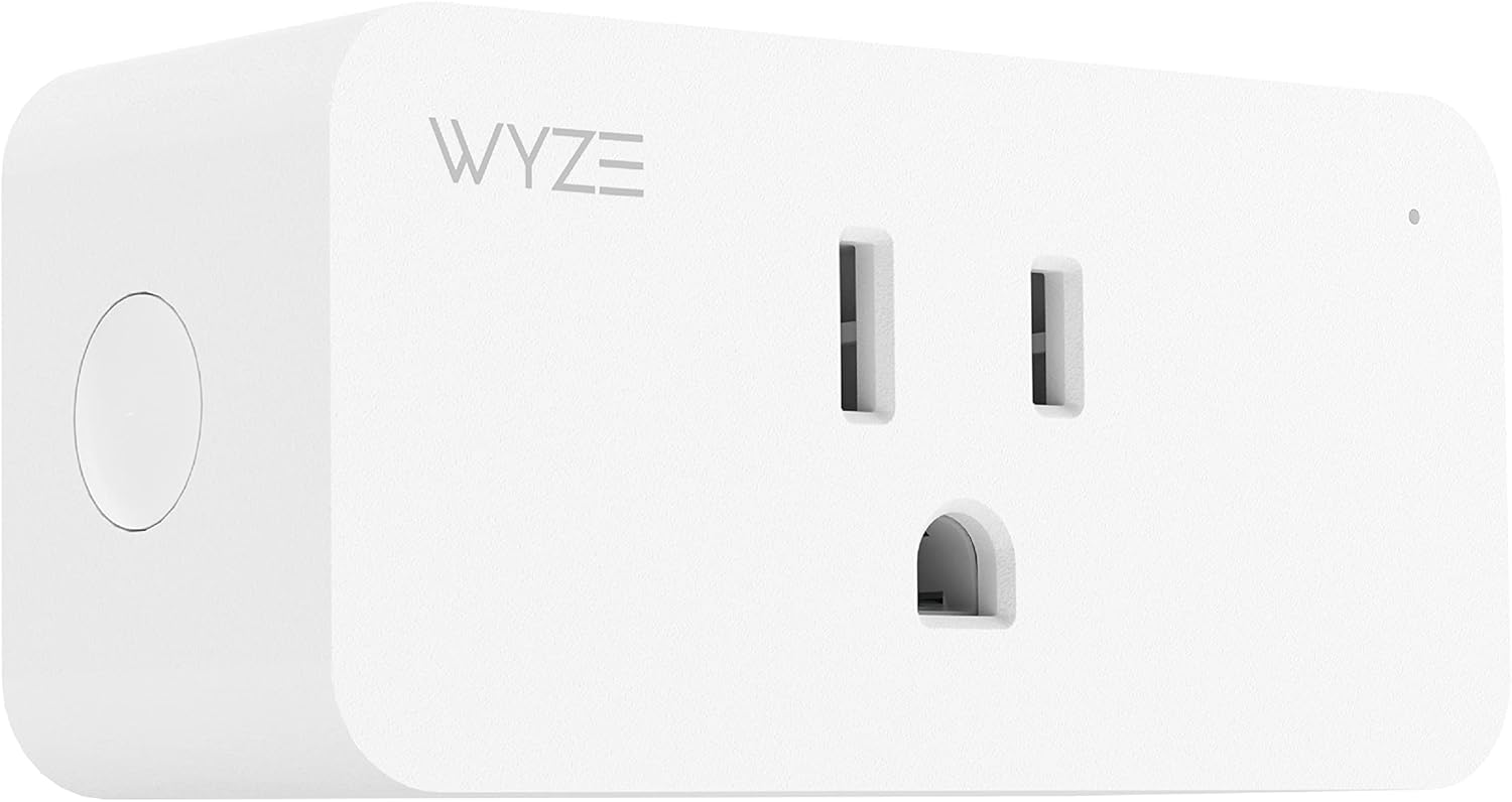 Wyze Plug, 2.4GHz WiFi Smart Plug, Works with Alexa, Google Assistant, IFTTT, No Hub Required, One-Pack, White – A Certified for Humans Device