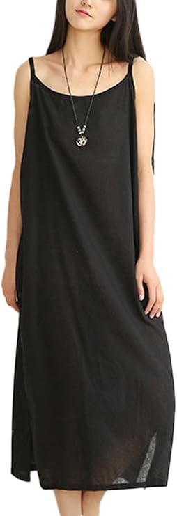 linen dress spaghetti strap