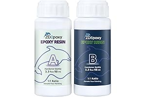 Aquarium Safe Epoxy Resin: 6.6 Ounce Kit for Crystal Clear Casting