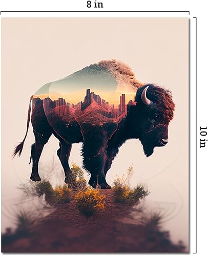 Miniatura 3 de Impresiones artísticas de pared sin marco de 8 x 10 pulgadas, juego de 4 pósteres geniales para decoración estética, arte de pared funky para sala