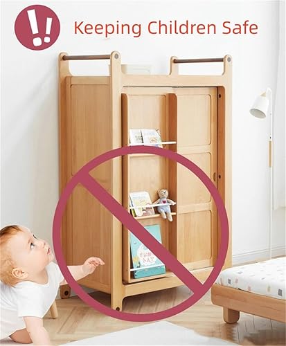 Miniatura 5 de Anclajes adhesivos de pared para muebles (4 pares), kit de correas antipuntas para muebles a prueba de bebés, estantería segura, armario a pared