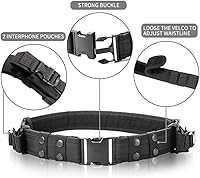 Vista 4 de vAv YAKEDA Chaleco táctico ultraligero transpirable para exteriores, chaleco de entrenamiento Airsoft ajustable para adultos