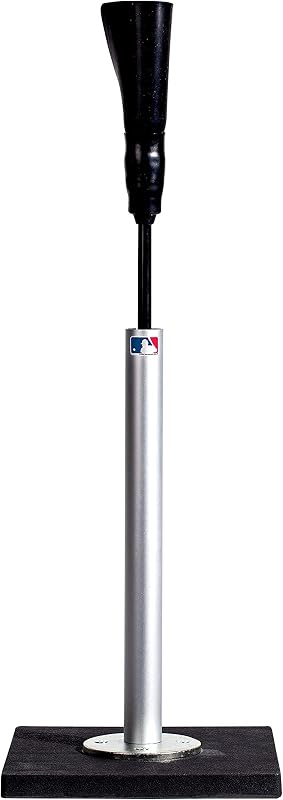Franklin Sports 24847 MLB Pro-Grade Portable Tee | Diamond Hitting Drills, Twist-Lock Height Control, All-Weather Fiberglass Post, Hand-Rolled Rubber Top, Elite Player Choice