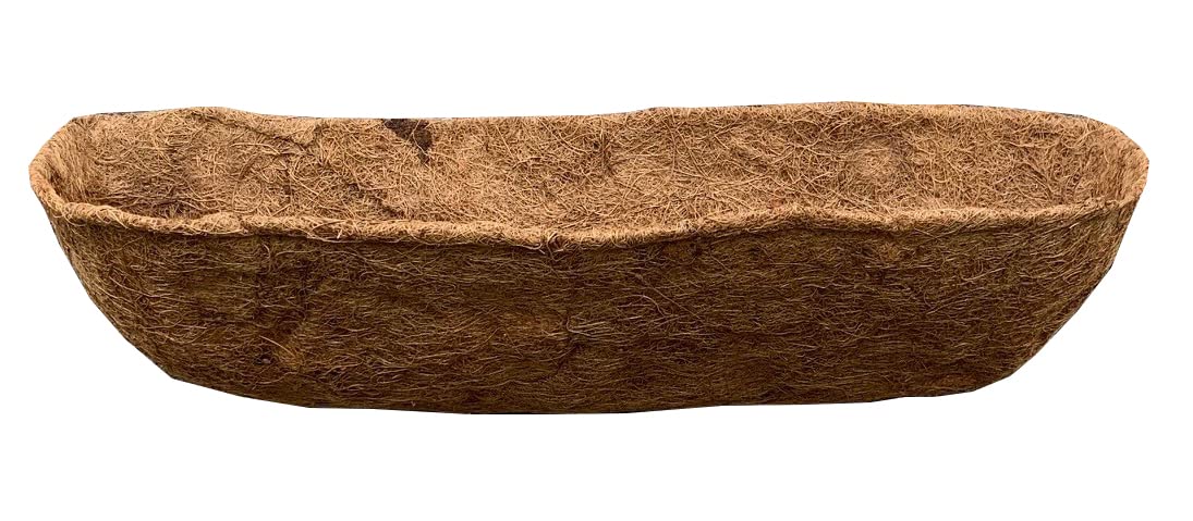 Selections Preformed Coco Liner for Garden Wall Basket Hayrack Trough Planter (60cm / 24 Inch)