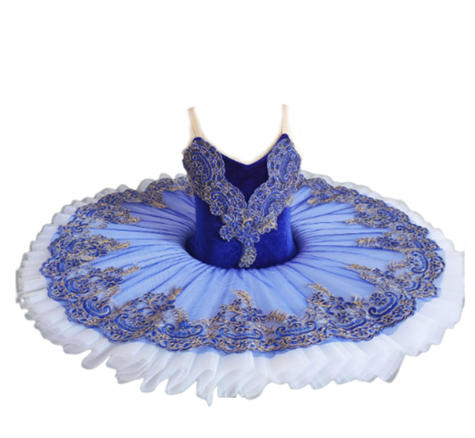 Vestido de tutú de Ballet para niñas, tutú de panqueque del Lago de los cisnes, Disfraz de Bailarina para Fiesta, Vestido de competición de Ballet