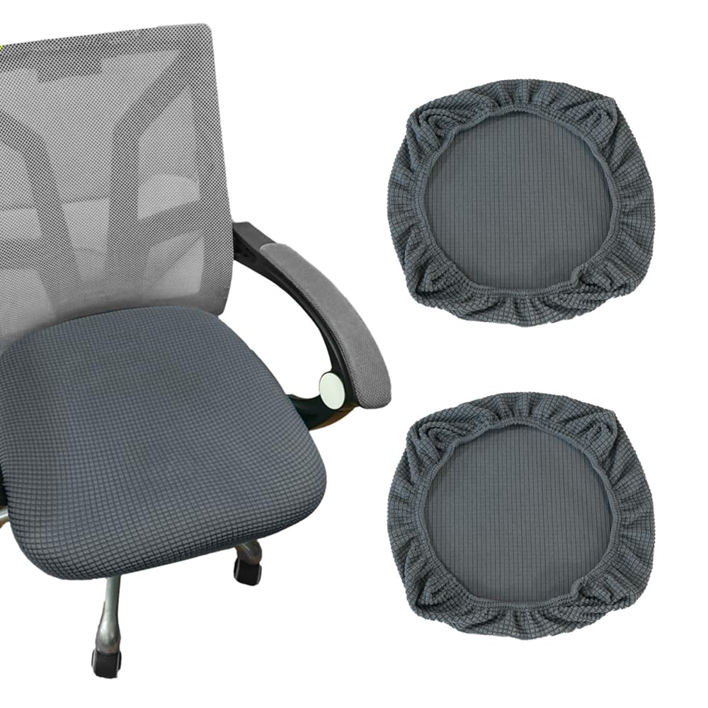 Coprisedia Elasticizzati Universali In Velluto (2/4/6 Pezzi) - Per Sedia Ufficio E Soggiorno - Beige, Taglia S