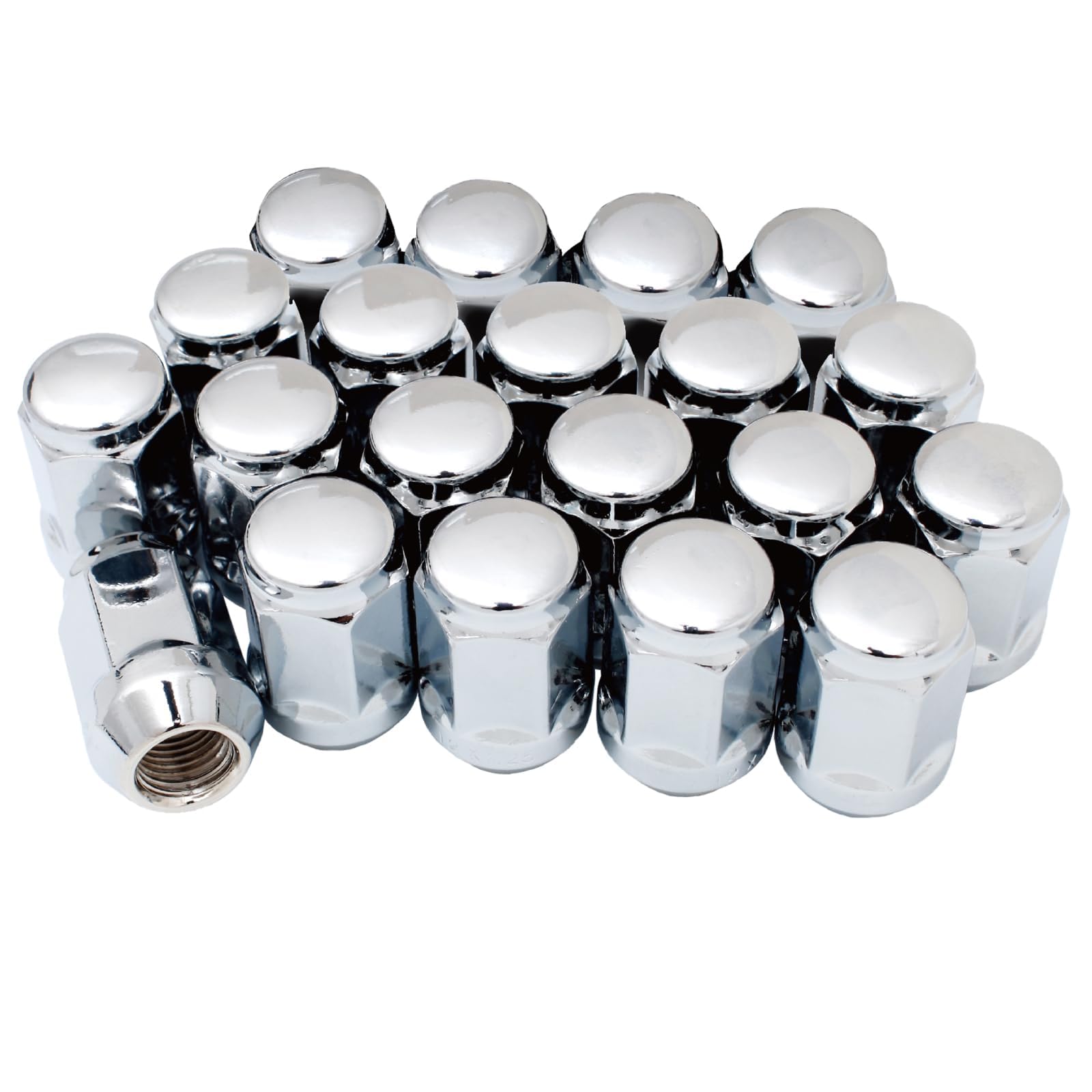 Amazon.co.jp: アルミホイール専用 ホイールナット 19HEX シルバー 20