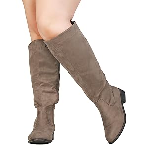 RoseMuse　fur attach stretch long boots Cozivwaiy Rose Thigh High Stretch Boots Velvet Pointed Toe
