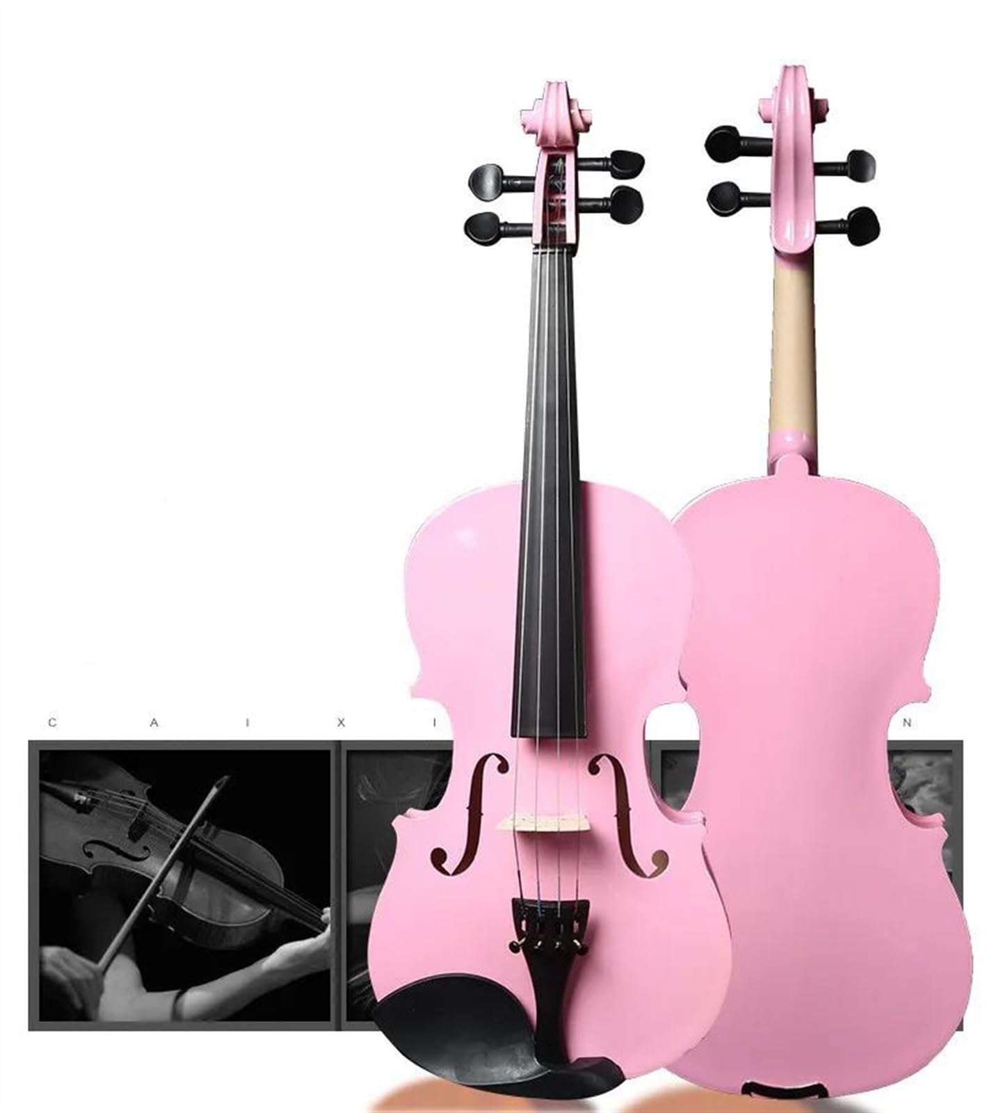 Violine PINK Farbe Linde 1/4 Violine