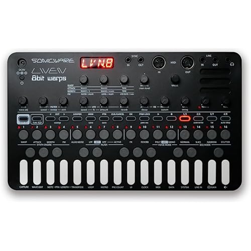 Liven 8bit warps [8-bit Synthesizer Groove Box] 4-track looper fearture