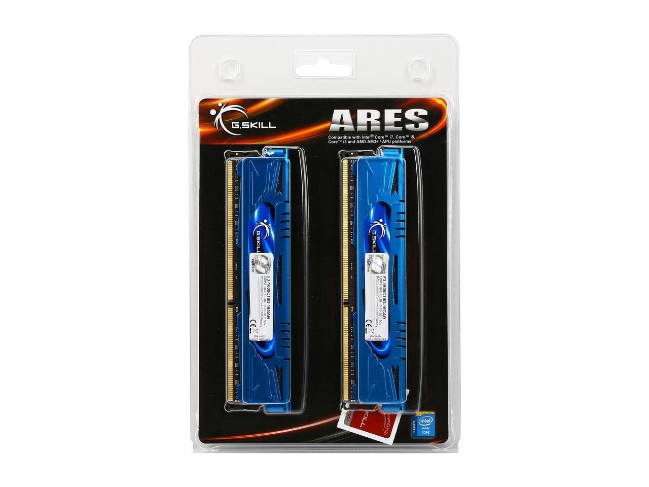 G.SKILL Série Ares F3-1600C10D-16GAB 16 Go (2 x 8 Go)