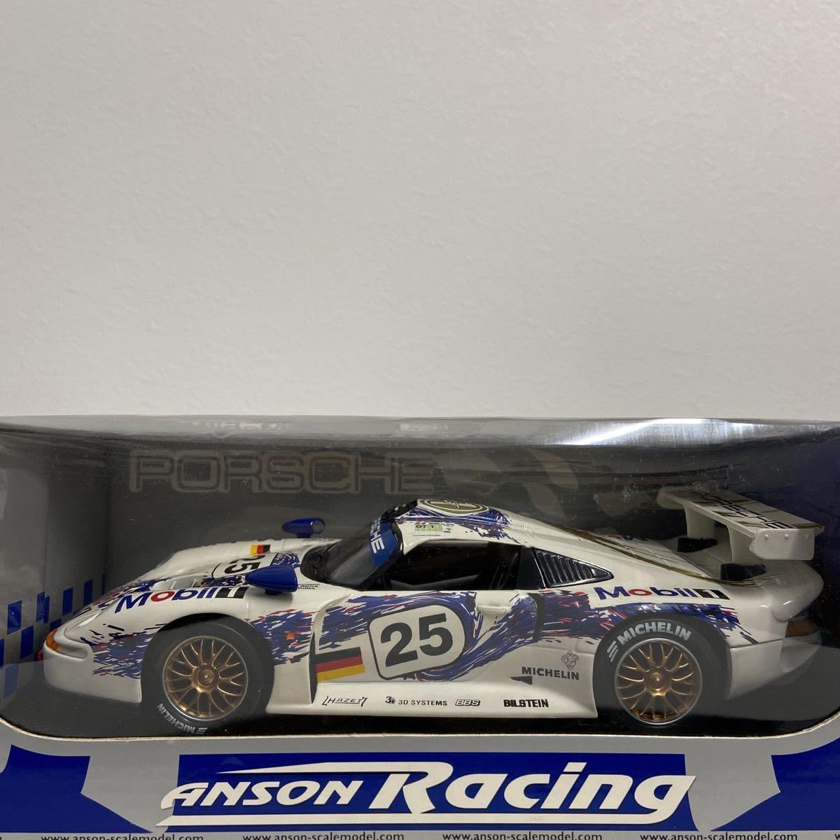 Amazon | ANSON RACING 1/18 PORSCHE 911 GT1#25 Mobil1アンソン 