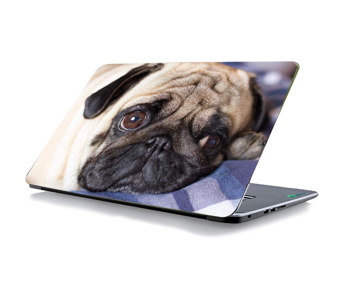 ISEE 360® Pug Dog Laptop Skin Cover Laminated Stickers Girls Boys Office Vinyl Printed Multicolored Floral Small HD Quality Sticker 15.6 Inches (B08ML3MWBR) Amazon Price History, Amazon Price Tracker