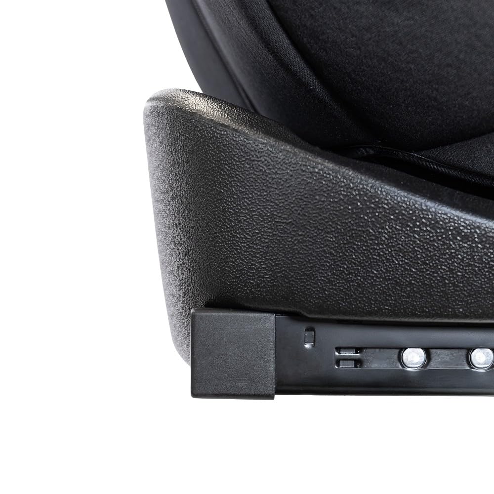 Interbaby Silla Coche Bebé PAX i-Size ISOFIX 360° Grupo 0+1+2+3 (Negro) | Silla auto giratoria 360 reclinable 40-150 cm, reductor recién nacido, protección lateral SPS, pata de apoyo