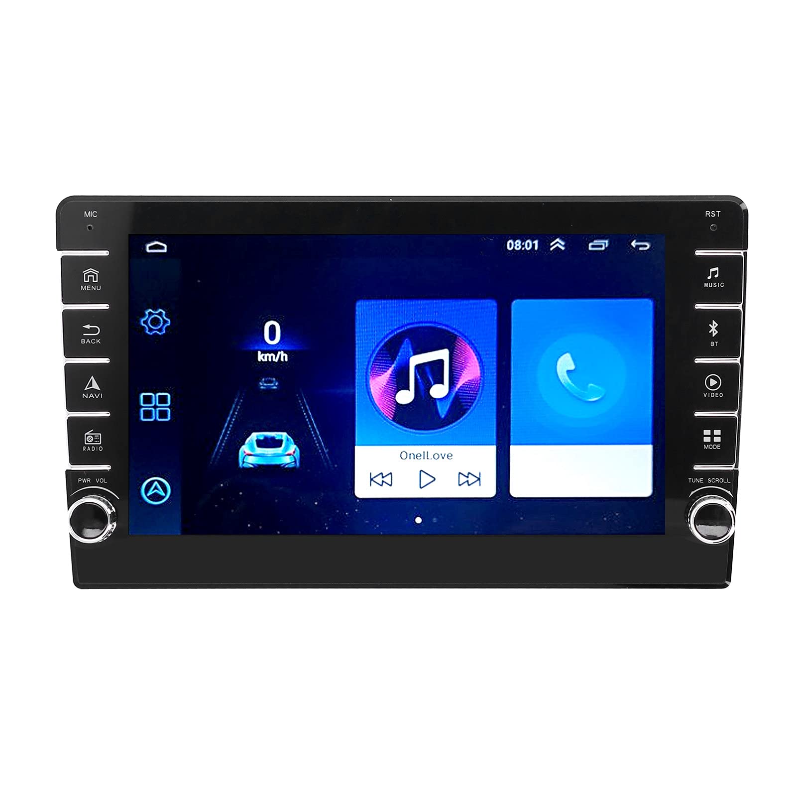 Car GPS Navigation, WiFi USB Double Knob Design MP4 MP5 Handsfree Reversing Image for 10.0(2+32G)-image-32
