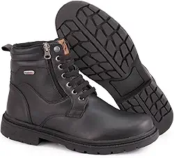 Bota Masculina Coturno Casual elastico Zíper casual comfortavel
