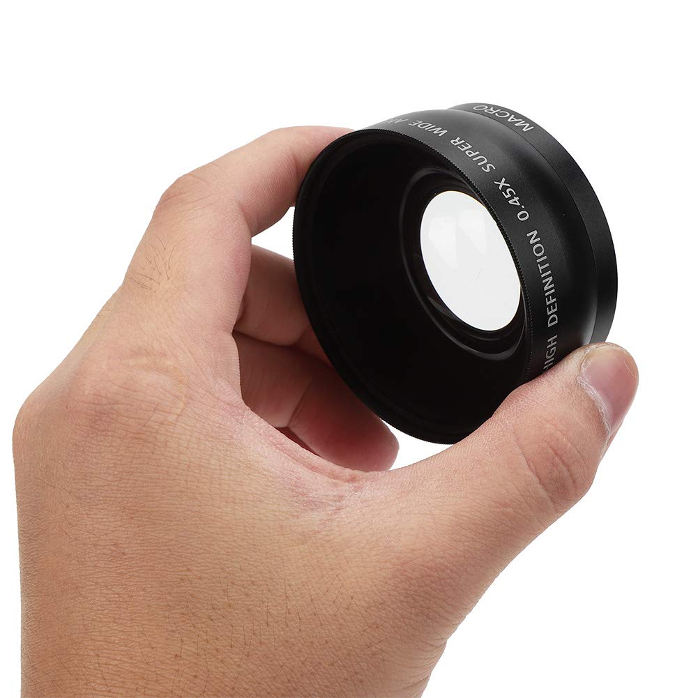 Objectif 2-en-1 Macro Et Grand Angle 55 Mm - Compatible Filtres 62 Mm, Pour élargir L'angle De Vue Et La Macrophotographie