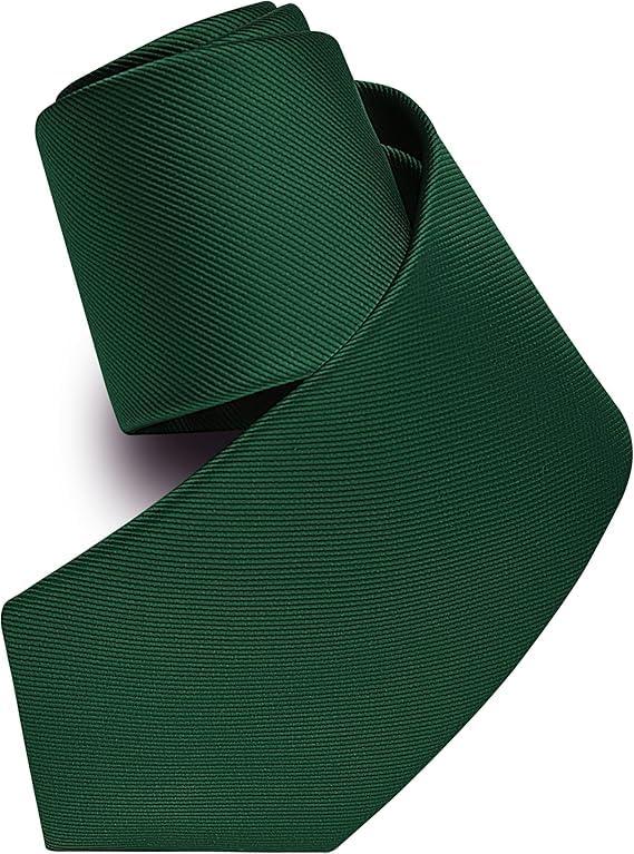 Image of Young Arrow Premium Microfiber Matte Finish Necktie for Men - Solid Formal Tie for Office, Wedding, Party, Groom & Groomsmen