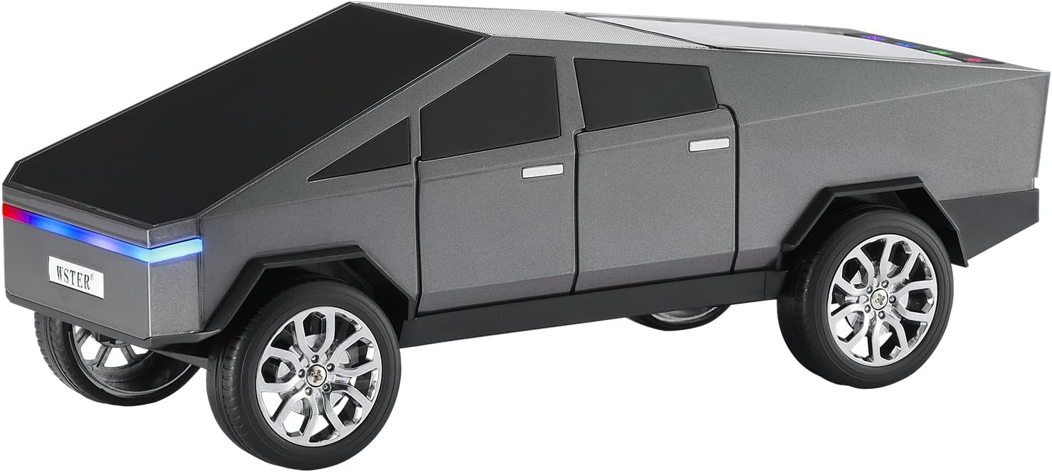 Altavoz Bluetooth para automóvil con pantalla LED, modelo recargable, USBTFFM, llamadas manos libres, altavoz Bluetooth de estilo retro para fiesta,