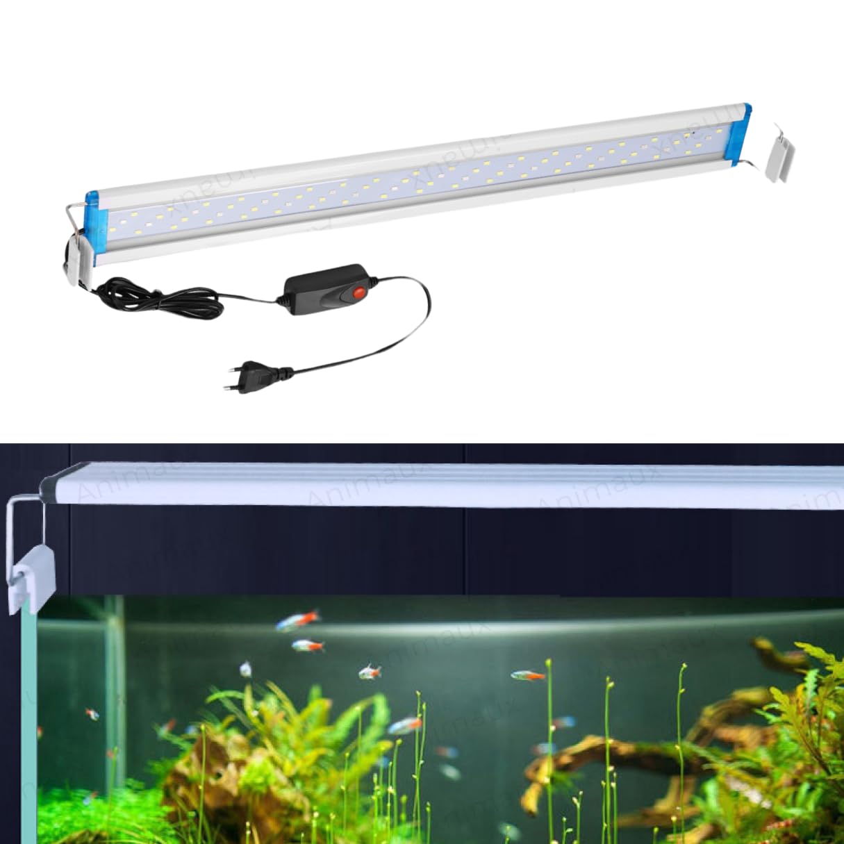 LA Series Ultra Thin Grass Frame Planted Aquarium Light with Extendable Brackets | Ultra Thin Grass Frame | Frame with Aluminum Alloy Shell for Fish Tank (LA 50 - (50-60 CM)) (B0D141BC1J) Amazon Price History, Amazon Price Tracker