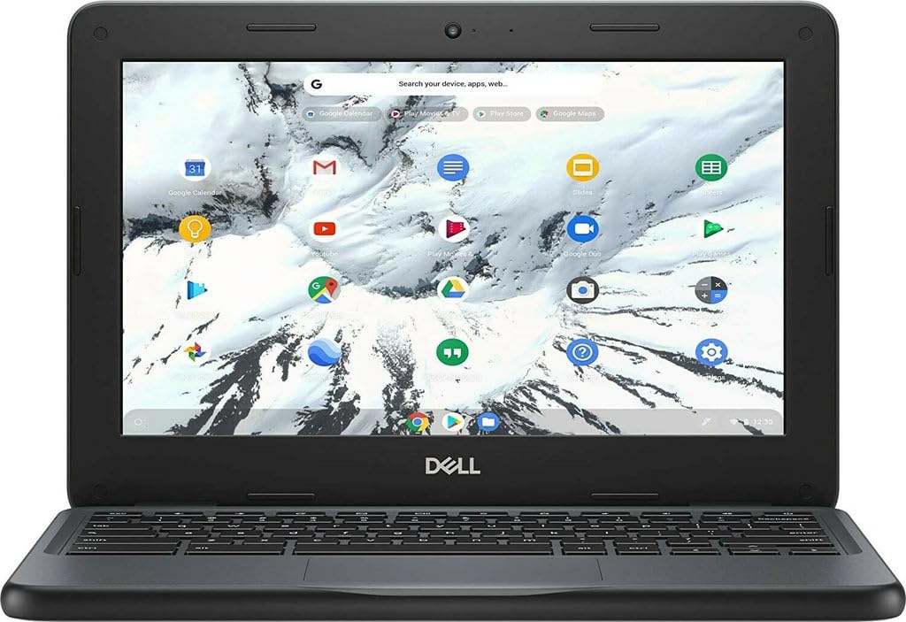 Dell Chromebook 11 3100 Computer portatile 2 in 1, notebook touchscreen da 11,6 pollici, Chrome OS (ricondizionato) (Pollici, 11.6, Nero, Grafica integrata, 32, GB, Chrome OS, GB, 4)