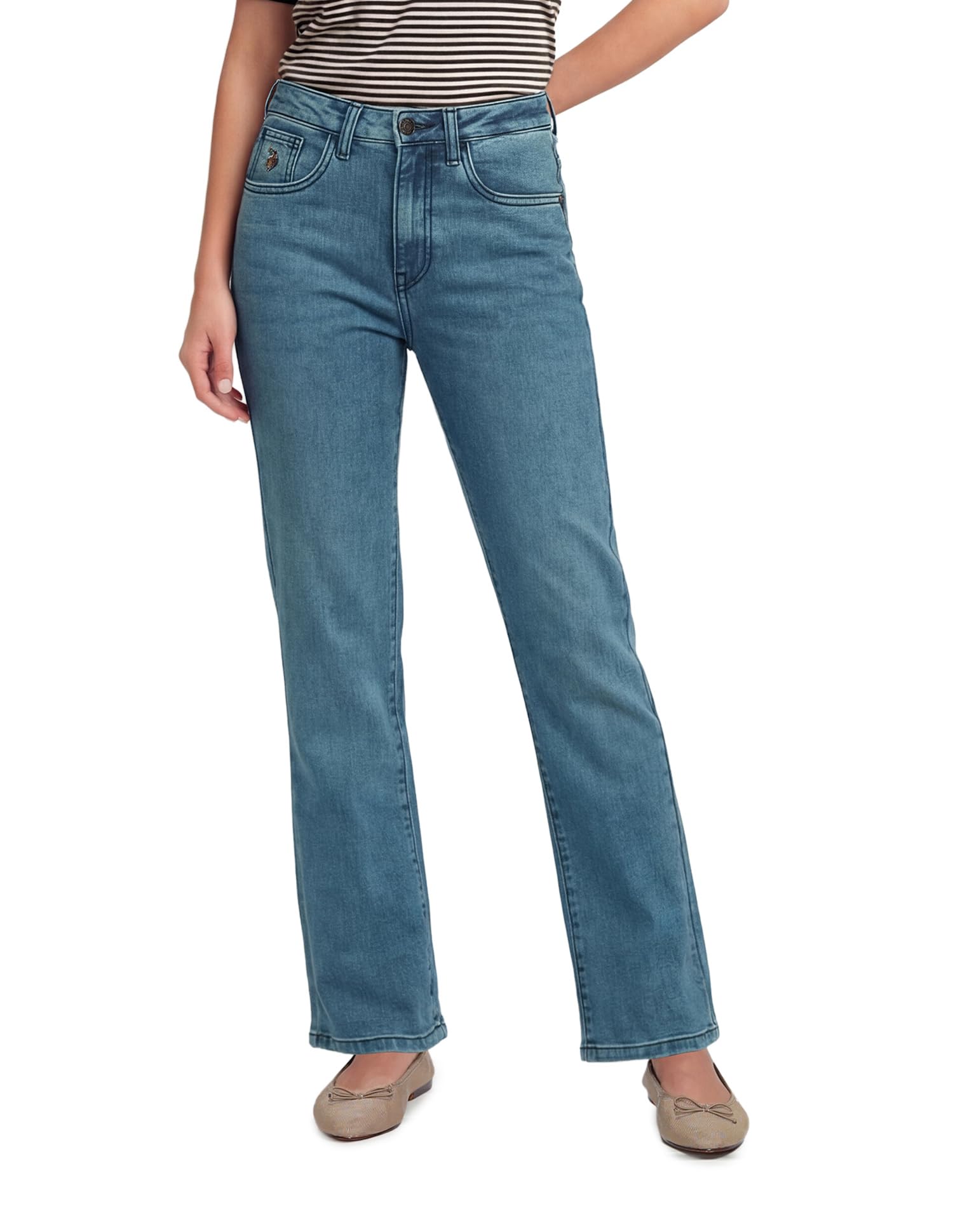 u.s. polo assn. High Rise Straight fit Jeans-picture-27