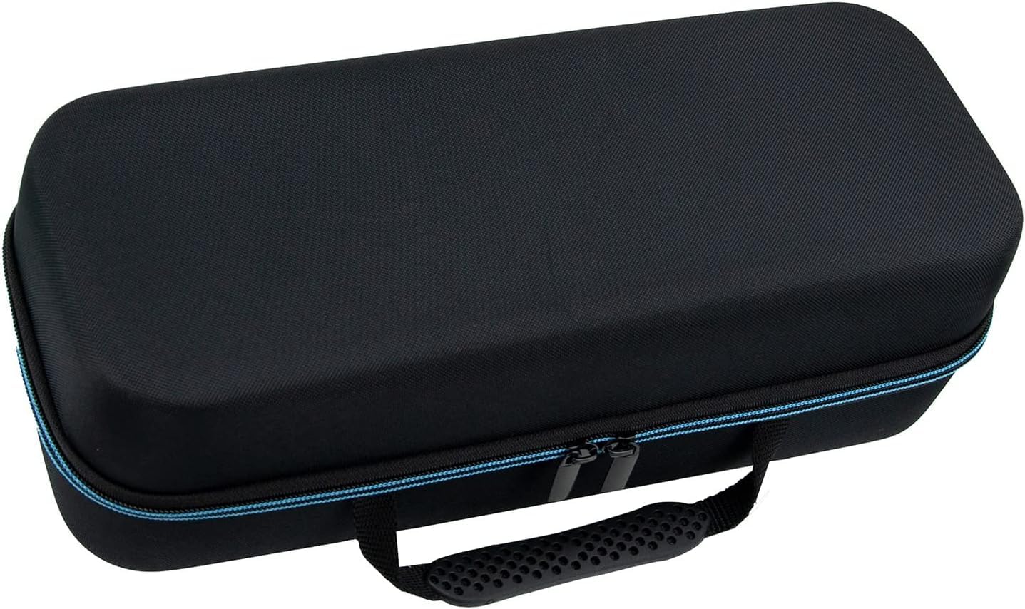 Projektor-Tragetasche für Samsung Freestyle und Akku, Eva-Material, tragbare Schutzhülle mit robuster Handschlaufe, mit Netztasche für Zubehör