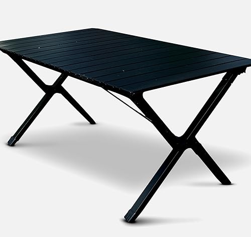 Foldable Camping Table – Heavy-Duty Steel Frame, 60-Second Setup, Portable