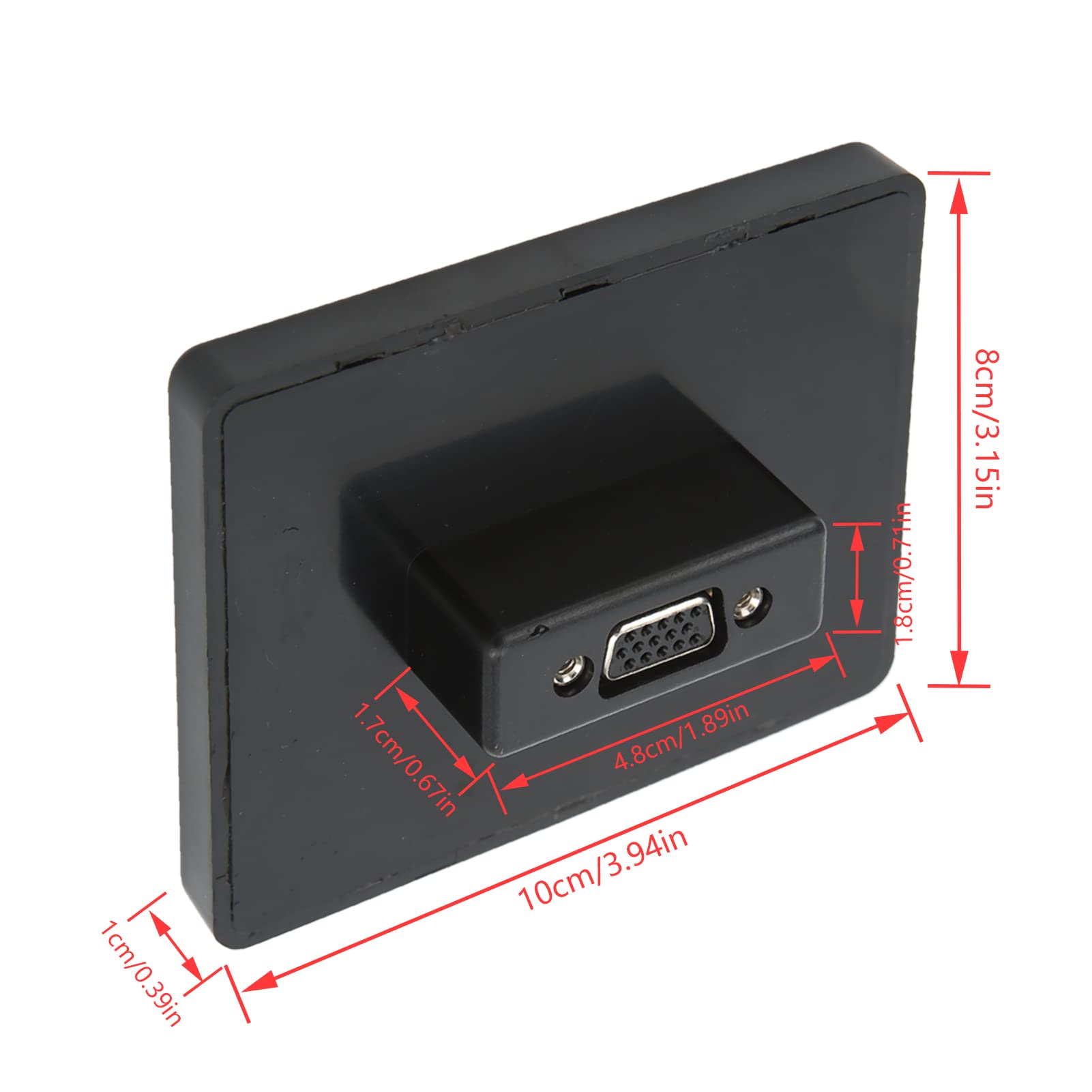 6 Gang Switch Panel Slim Control Panel Waterproof DC 12-24V RV Boat Yacht