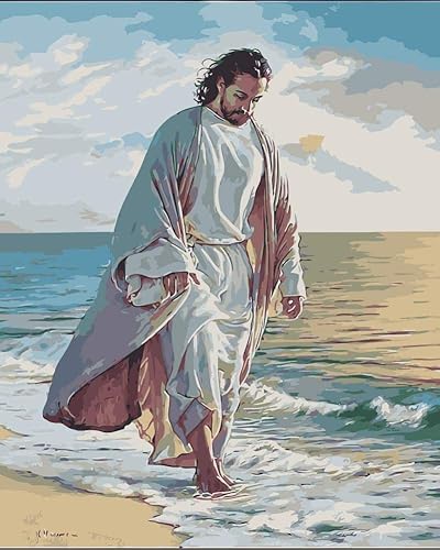 LPRTALK Pintura por números para adultos, pintura por números para estudiantes principiantes y niños, lienzo de color, pinturas acrílicas de